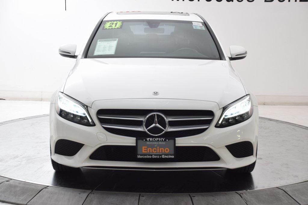 used 2021 Mercedes-Benz C-Class car, priced at $22,998