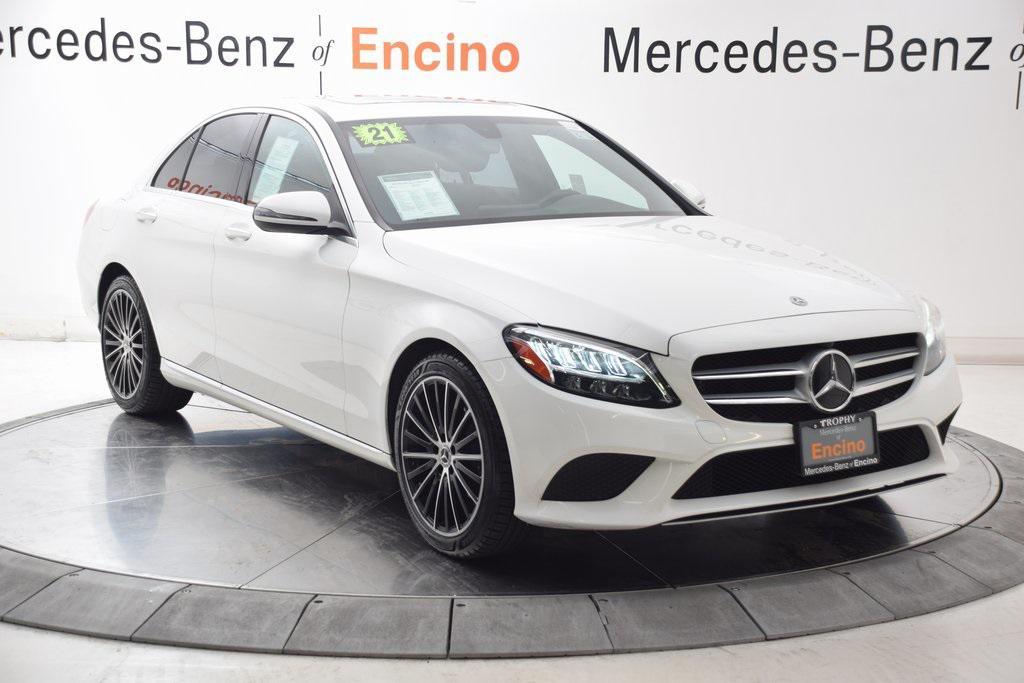 used 2021 Mercedes-Benz C-Class car, priced at $22,998