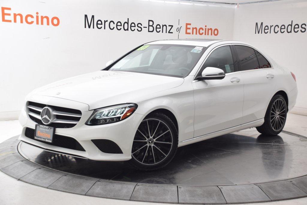 used 2021 Mercedes-Benz C-Class car, priced at $22,998