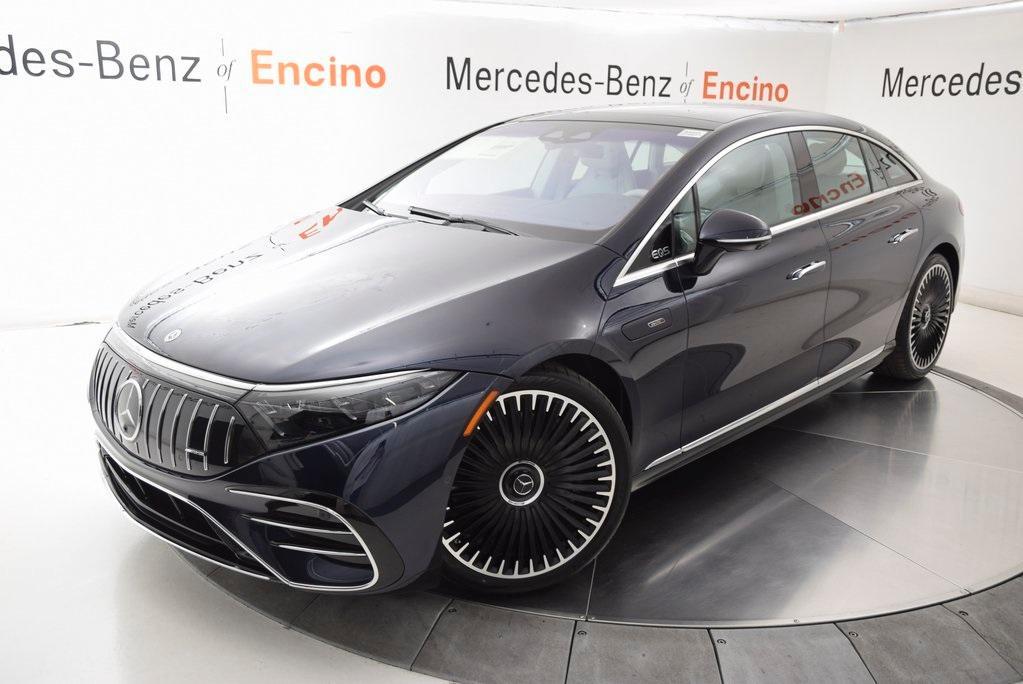 new 2022 Mercedes-Benz AMG EQS car, priced at $145,345