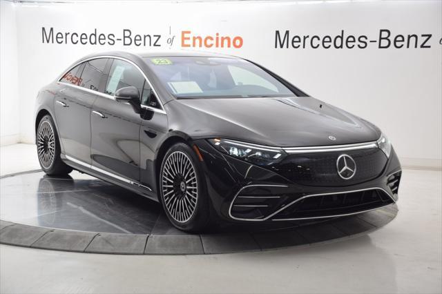 used 2023 Mercedes-Benz EQS 580 car, priced at $60,997