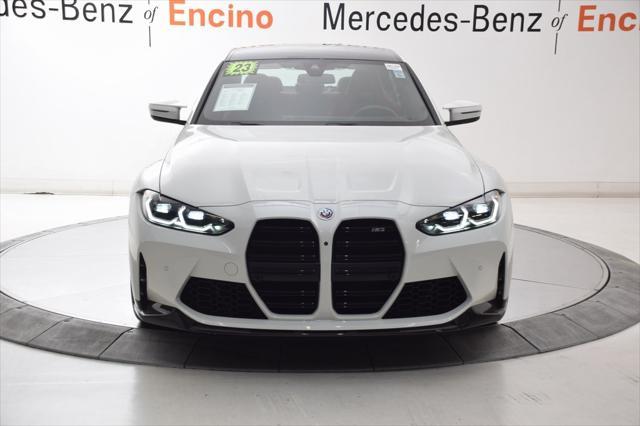 used 2023 BMW M3 car, priced at $77,487