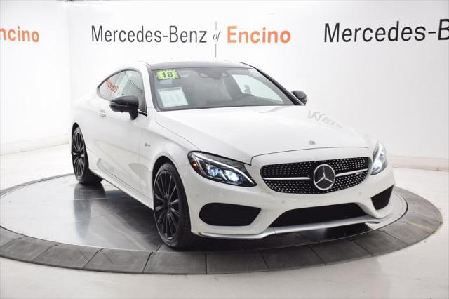 used 2018 Mercedes-Benz AMG C 43 car, priced at $31,988