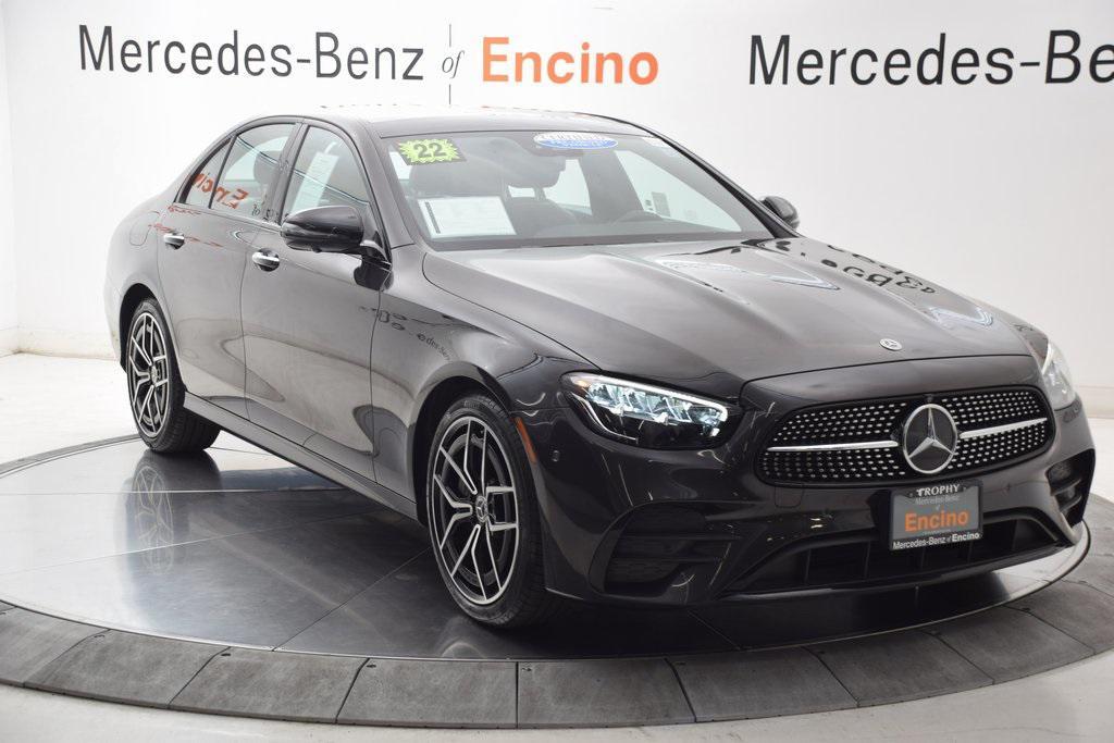 used 2022 Mercedes-Benz E-Class car, priced at $37,497