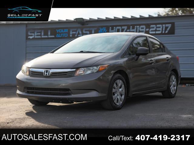 used 2012 Honda Civic car, priced at $4,900