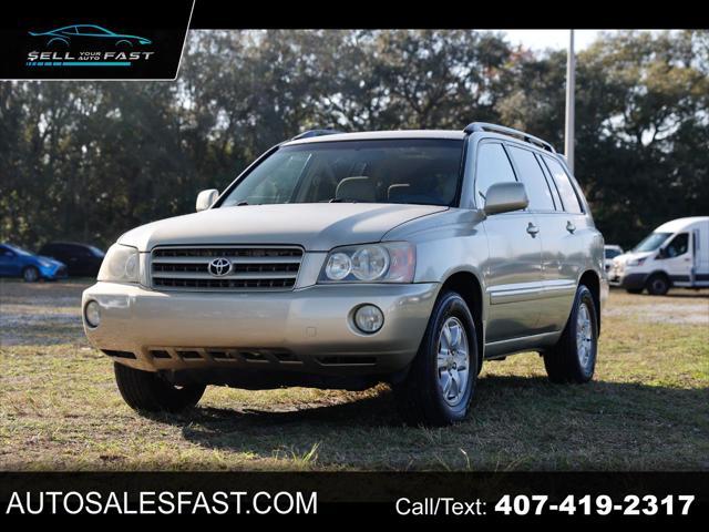 used 2003 Toyota Highlander car, priced at $4,900