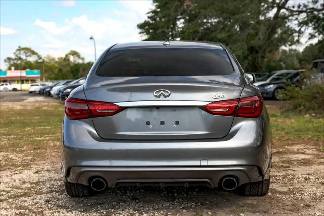 used 2021 INFINITI Q50 car, priced at $13,500