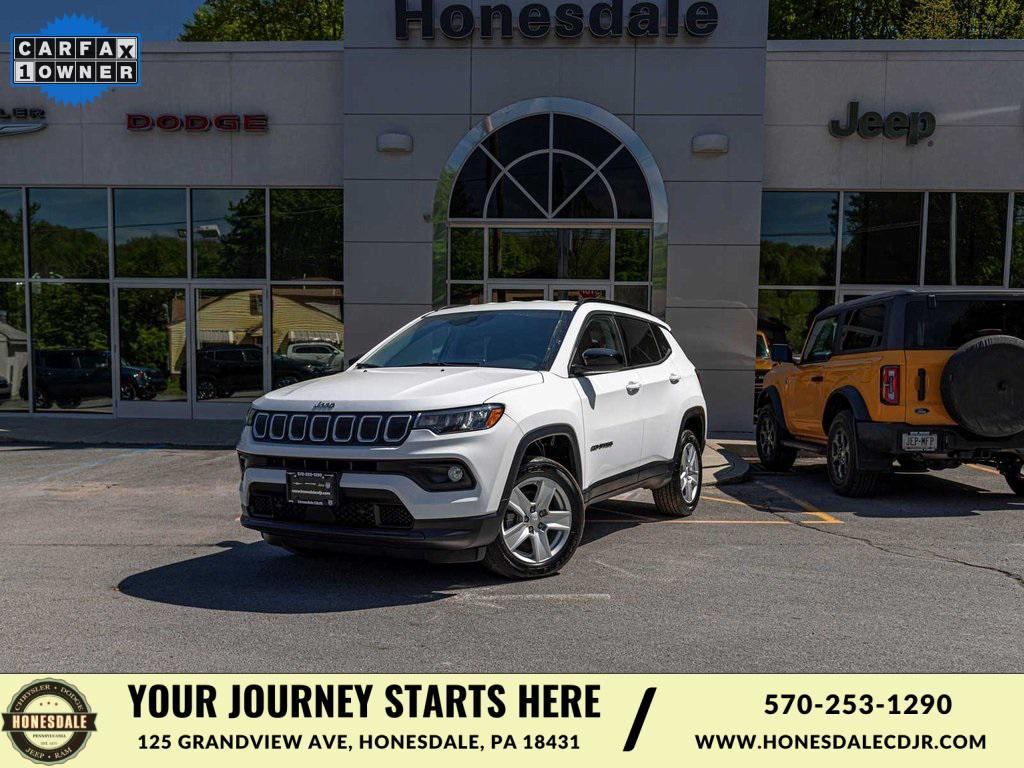 used 2022 Jeep Compass car, priced at $19,450