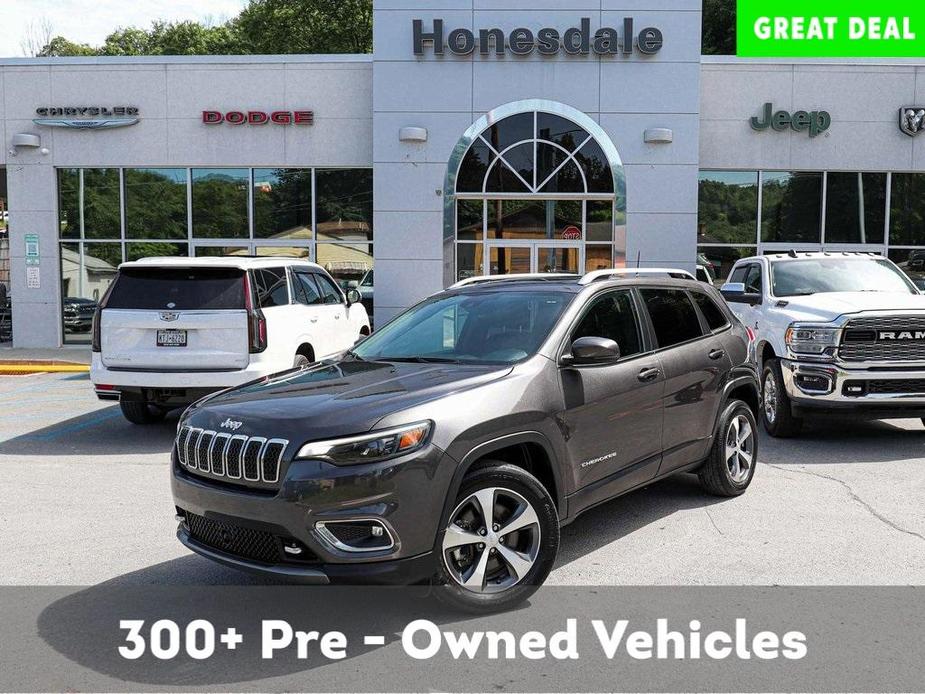used 2021 Jeep Cherokee car, priced at $22,990