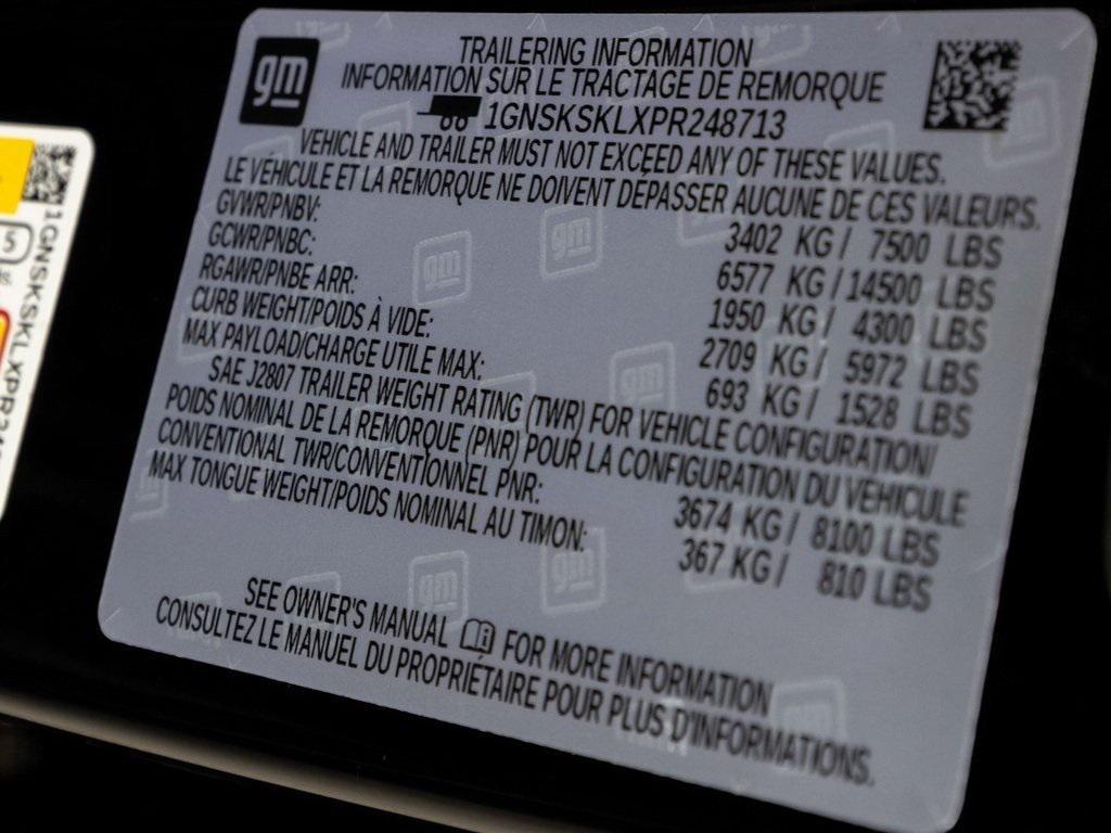 used 2023 Chevrolet Tahoe car, priced at $56,450