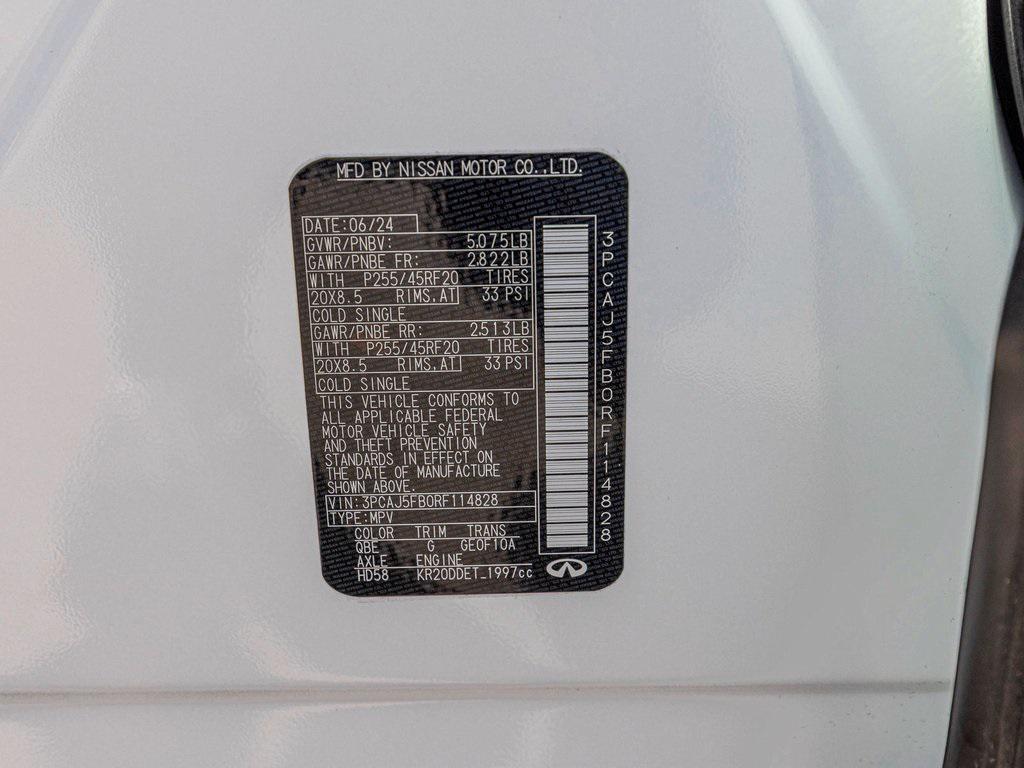 used 2024 INFINITI QX50 car, priced at $37,990