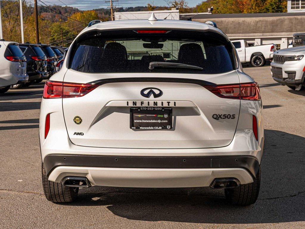 used 2024 INFINITI QX50 car, priced at $37,990