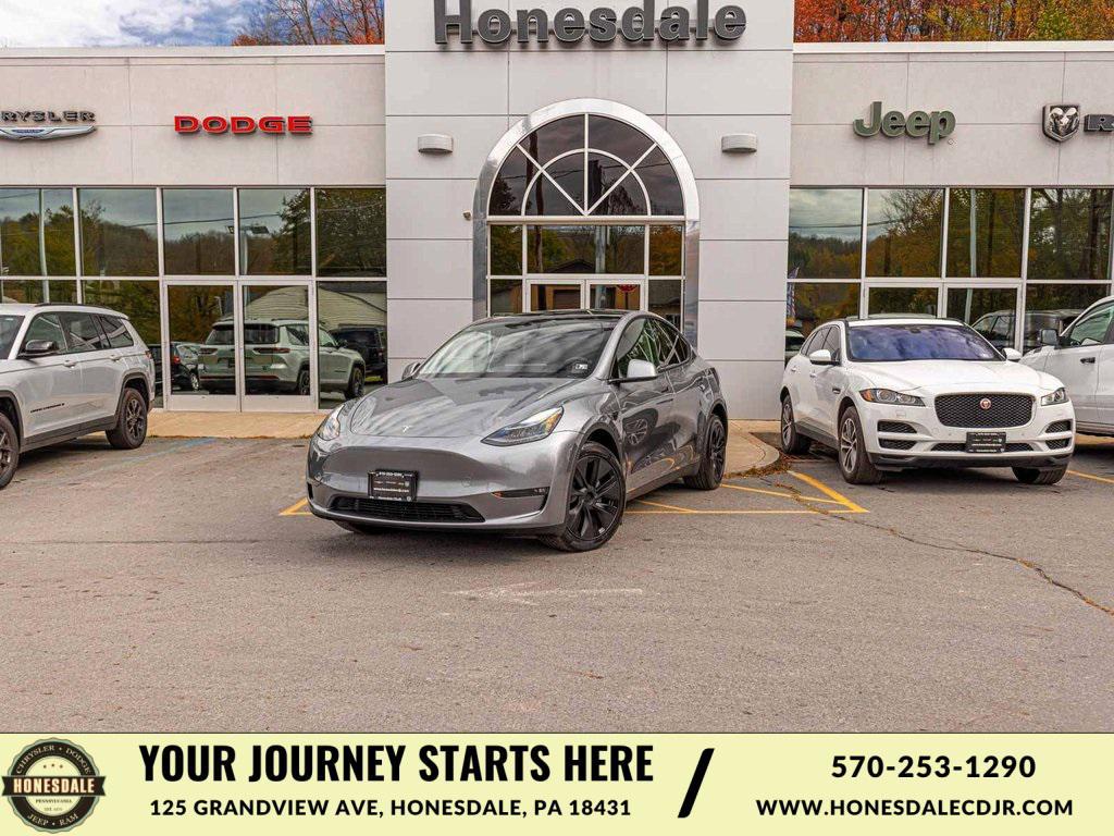 used 2025 Tesla Model Y car, priced at $39,990