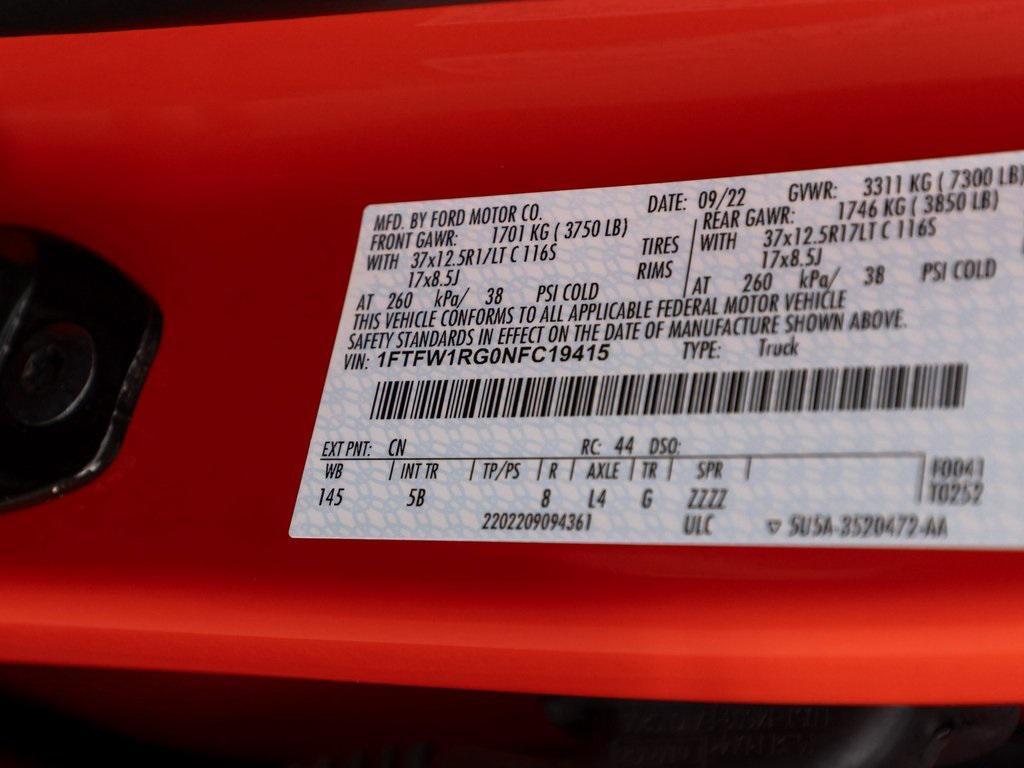 used 2022 Ford F-150 car, priced at $69,450