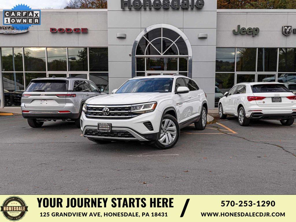 used 2021 Volkswagen Atlas Cross Sport car, priced at $26,450