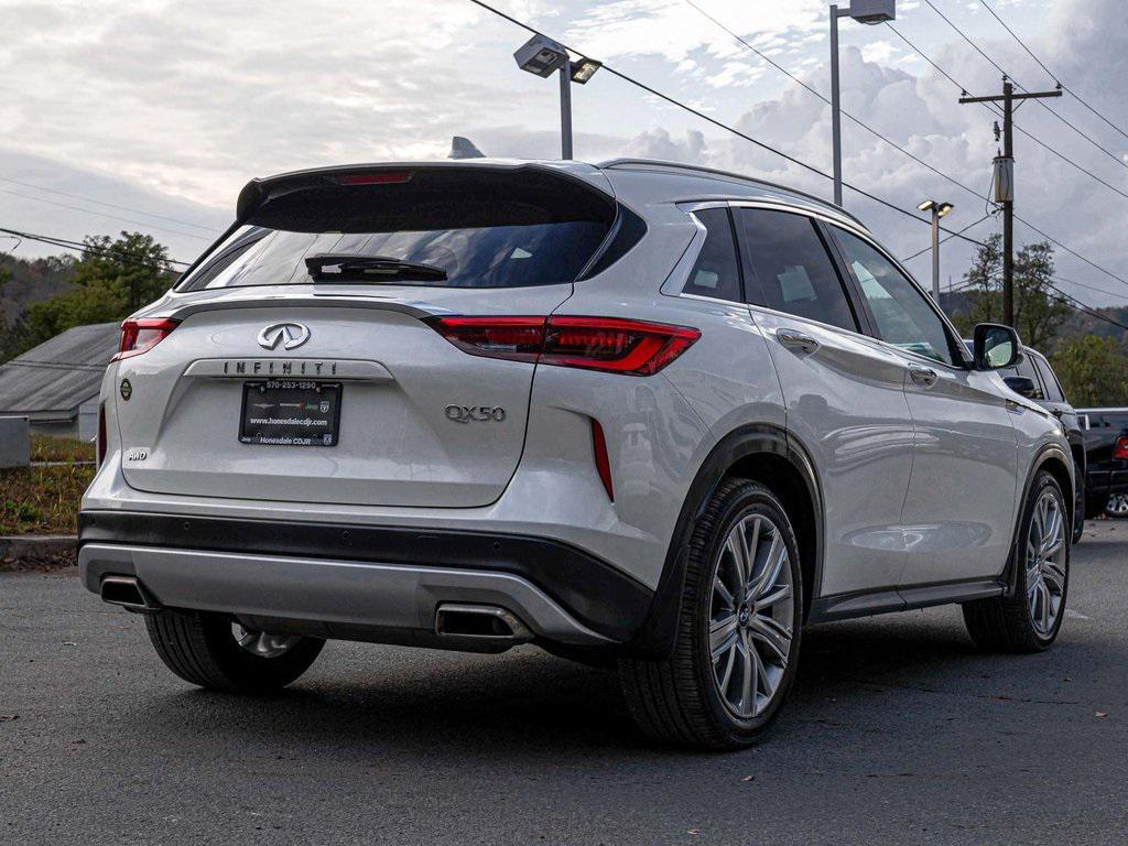 used 2022 INFINITI QX50 car, priced at $26,740