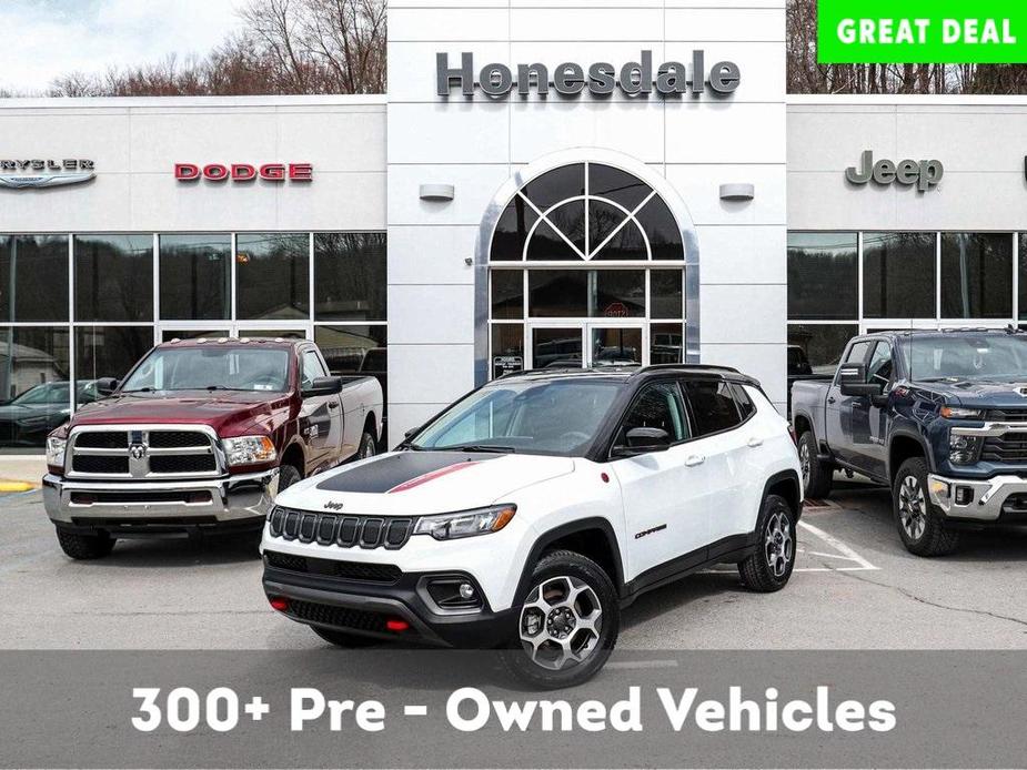 used 2022 Jeep Compass car, priced at $23,490
