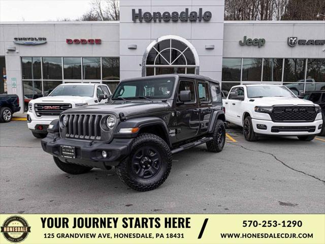 used 2018 Jeep Wrangler Unlimited car, priced at $21,490