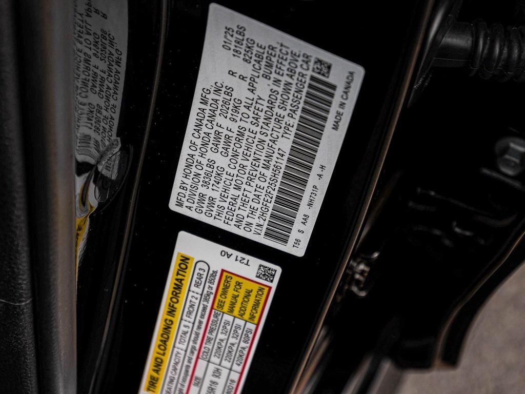 used 2025 Honda Civic car, priced at $22,450