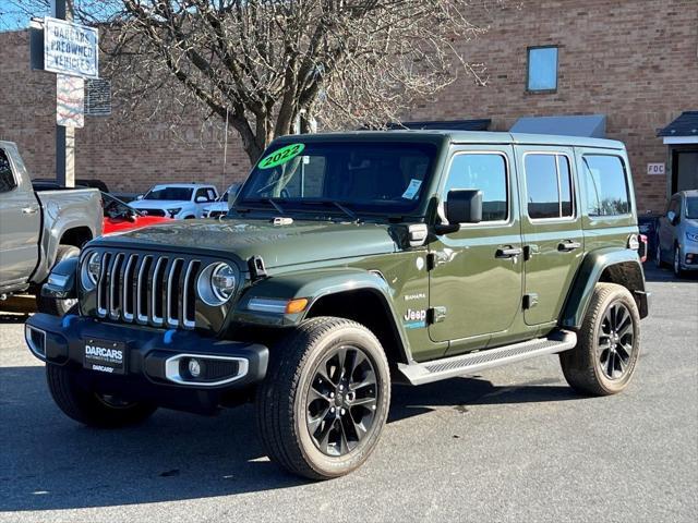 used 2022 Jeep Wrangler Unlimited 4xe car, priced at $38,851