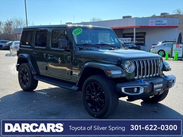 used 2022 Jeep Wrangler Unlimited 4xe car, priced at $38,851