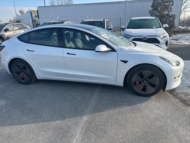 used 2022 Tesla Model 3 car, priced at $28,000