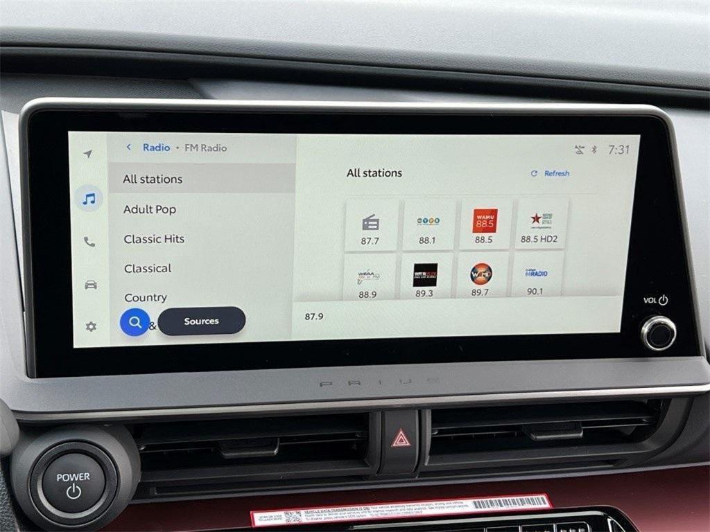 new 2025 Toyota Prius Plug-In Hybrid car, priced at $43,819