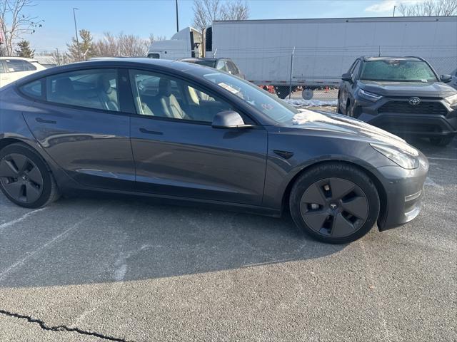 used 2022 Tesla Model 3 car, priced at $28,750