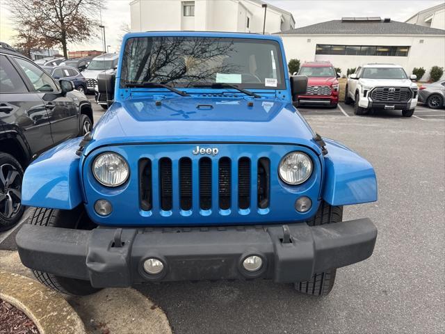 used 2015 Jeep Wrangler Unlimited car, priced at $17,375