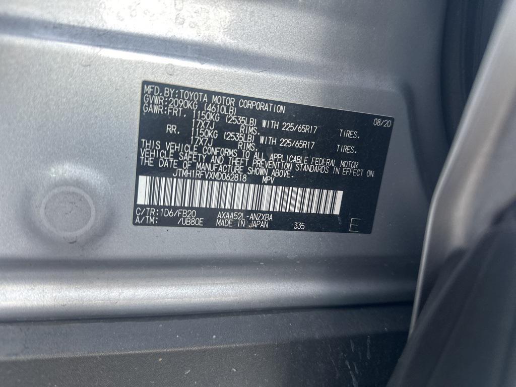 used 2021 Toyota RAV4 car, priced at $19,500