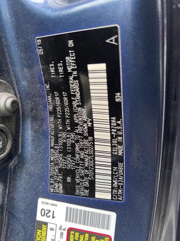 used 2020 Toyota Sienna car, priced at $27,199