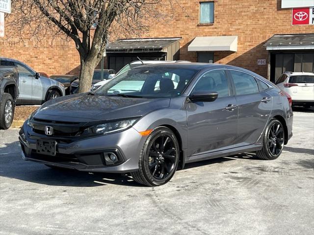 used 2021 Honda Civic car, priced at $18,000