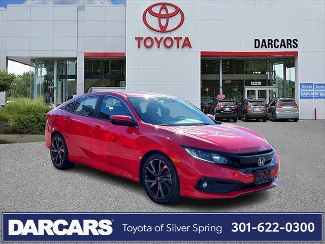 used 2019 Honda Civic car, priced at $18,000