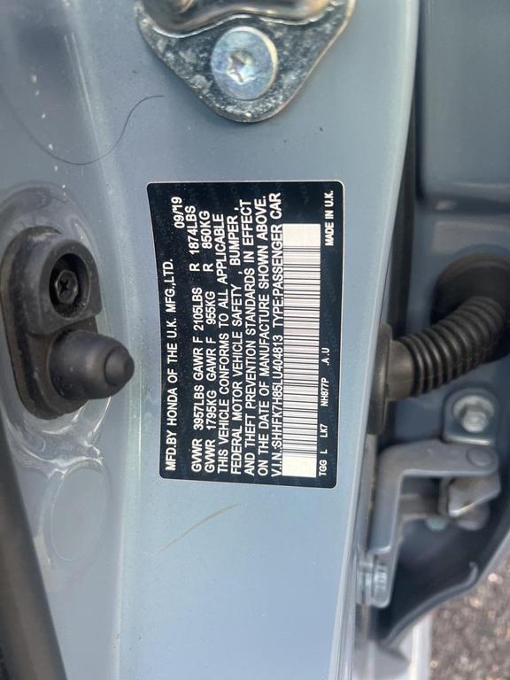 used 2020 Honda Civic car, priced at $21,115