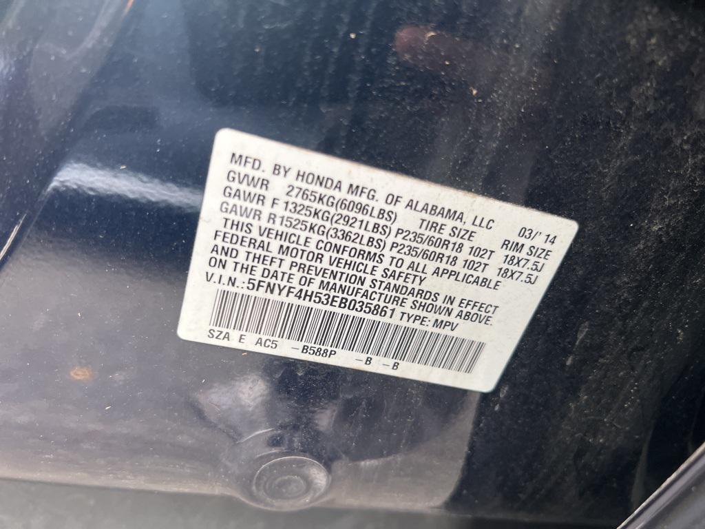 used 2014 Honda Pilot car, priced at $16,158