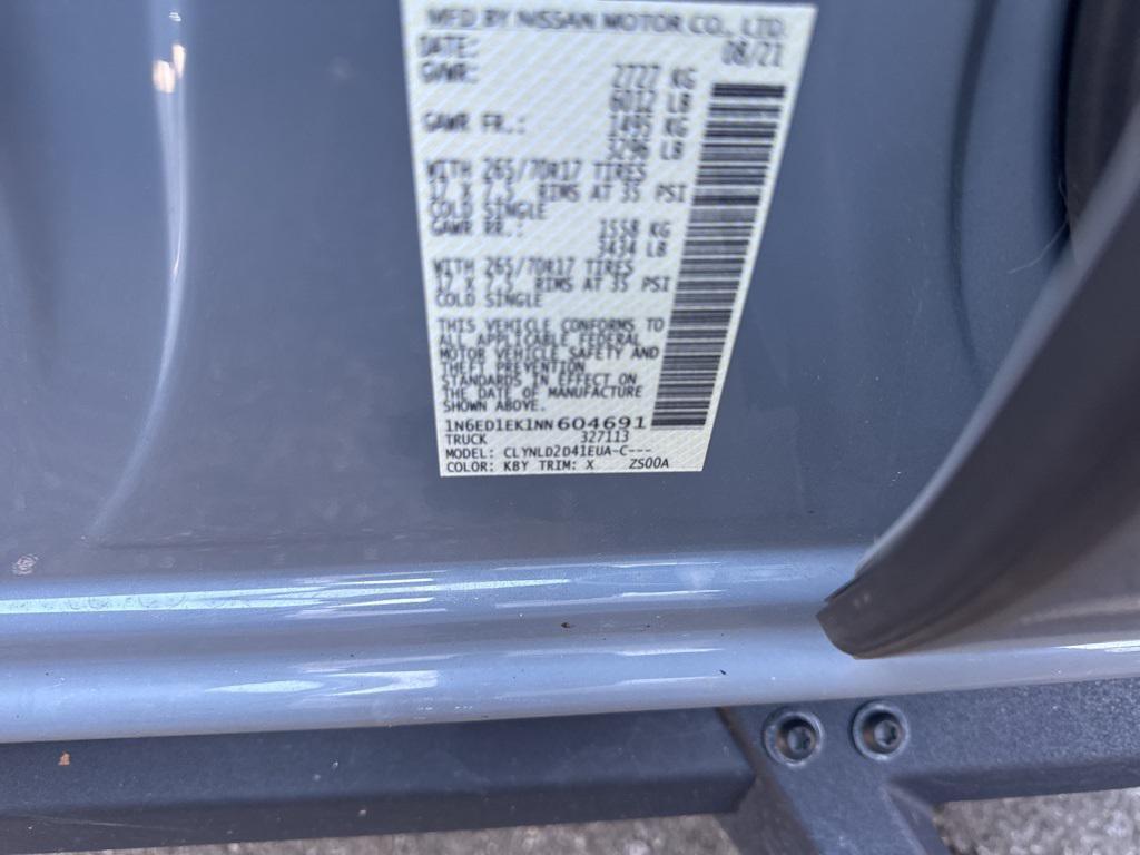 used 2022 Nissan Frontier car, priced at $30,199