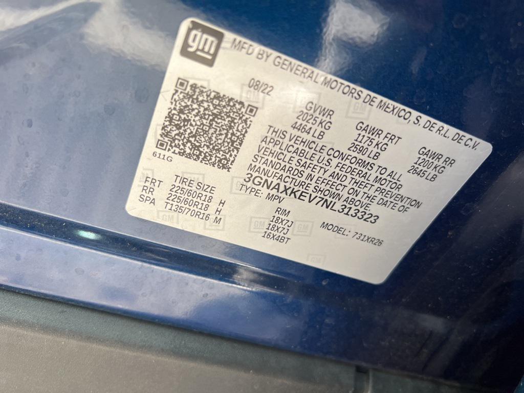 used 2022 Chevrolet Equinox car, priced at $19,601