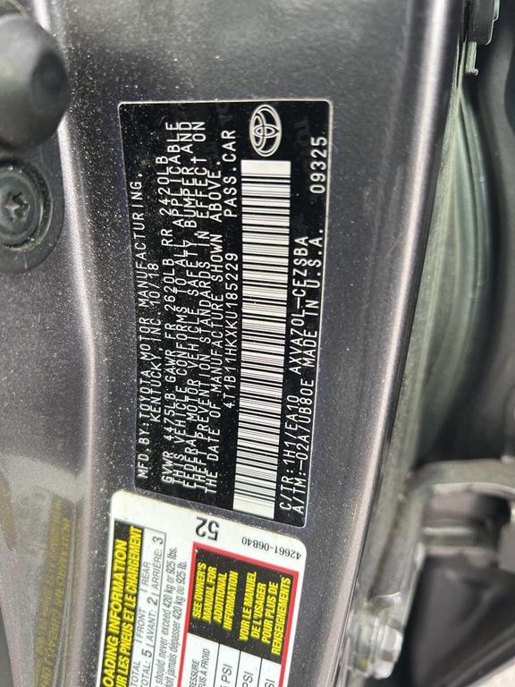 used 2019 Toyota Camry car, priced at $17,785