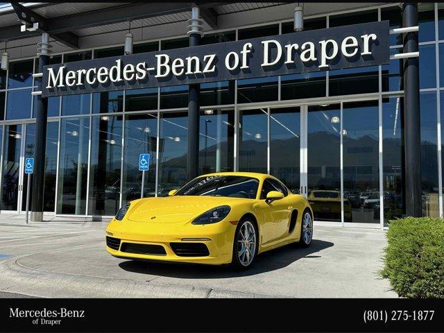 used 2022 Porsche 718 Cayman car, priced at $68,626