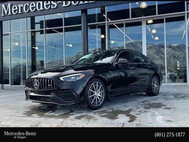new 2025 Mercedes-Benz AMG C 43 car, priced at $65,325