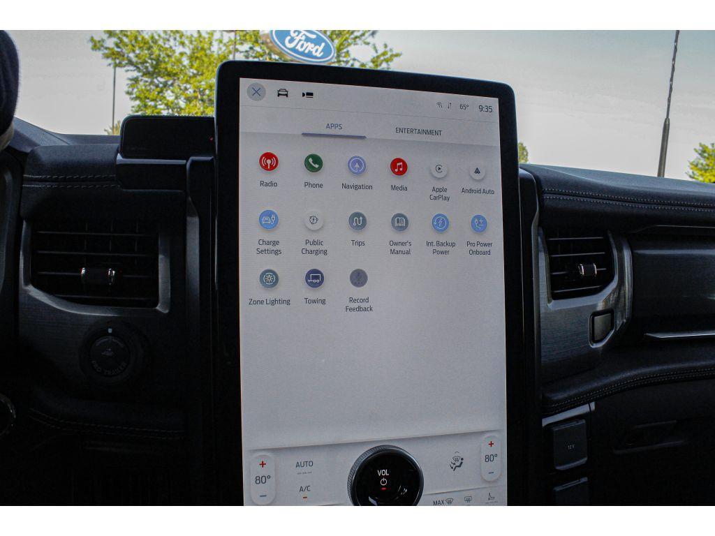 new 2025 Ford F-150 Lightning car, priced at $55,500
