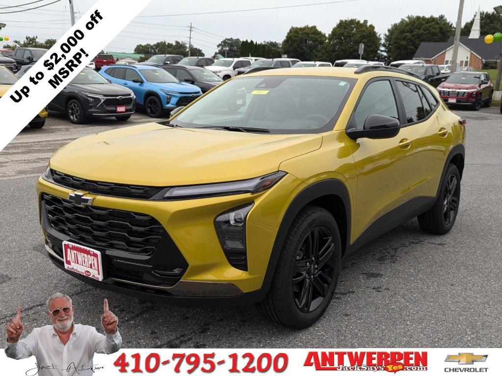 new 2025 Chevrolet Trax car, priced at $23,845