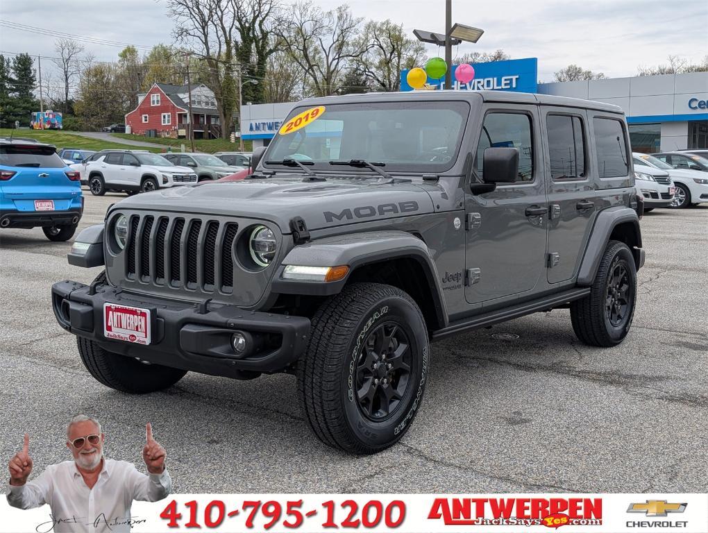 used 2019 Jeep Wrangler Unlimited car, priced at $36,295