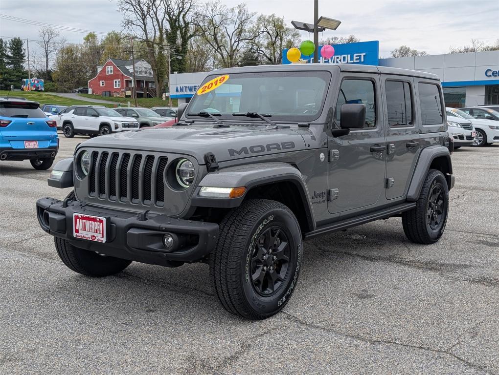 used 2019 Jeep Wrangler Unlimited car, priced at $38,995