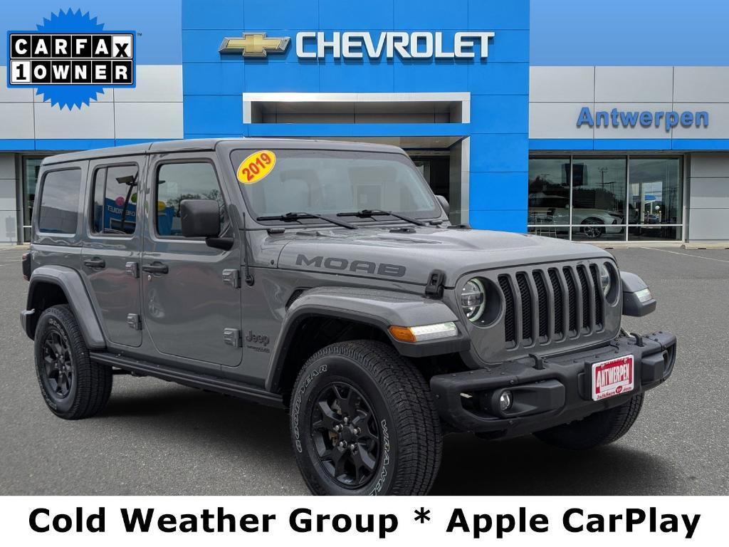 used 2019 Jeep Wrangler Unlimited car, priced at $38,995