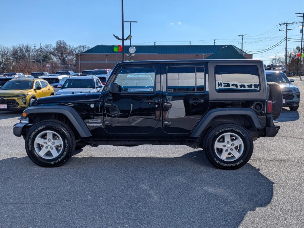 used 2017 Jeep Wrangler Unlimited car, priced at $21,300