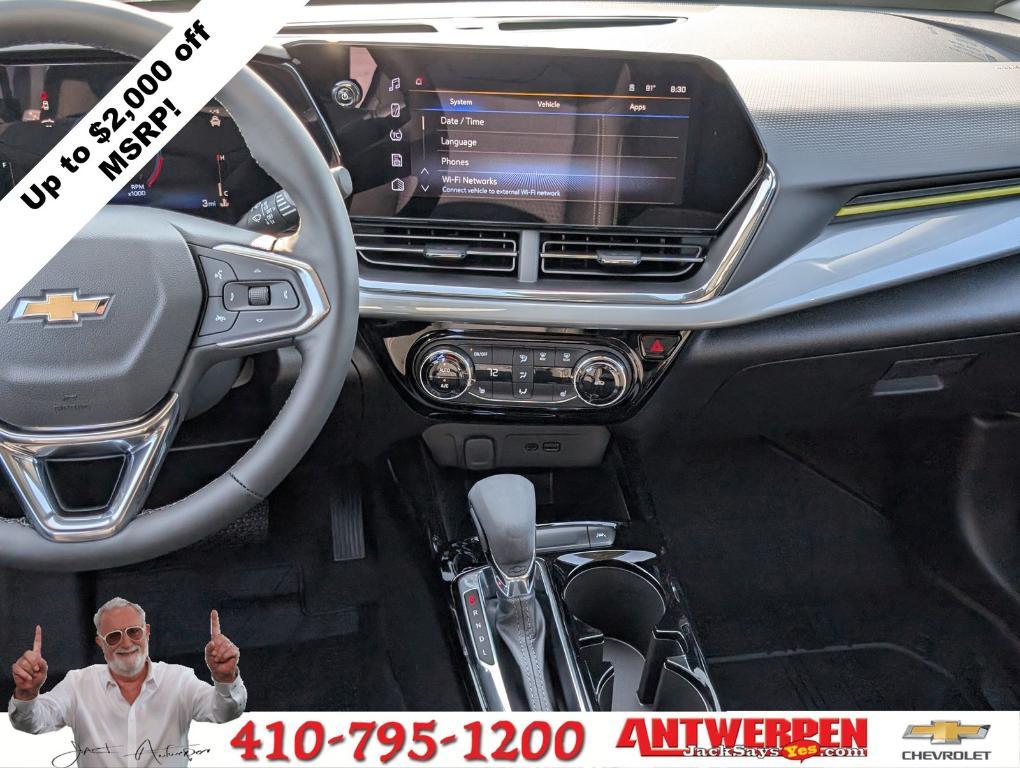 new 2025 Chevrolet Trax car, priced at $25,250