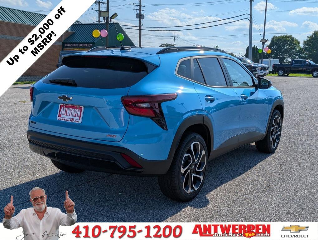new 2025 Chevrolet Trax car, priced at $25,189