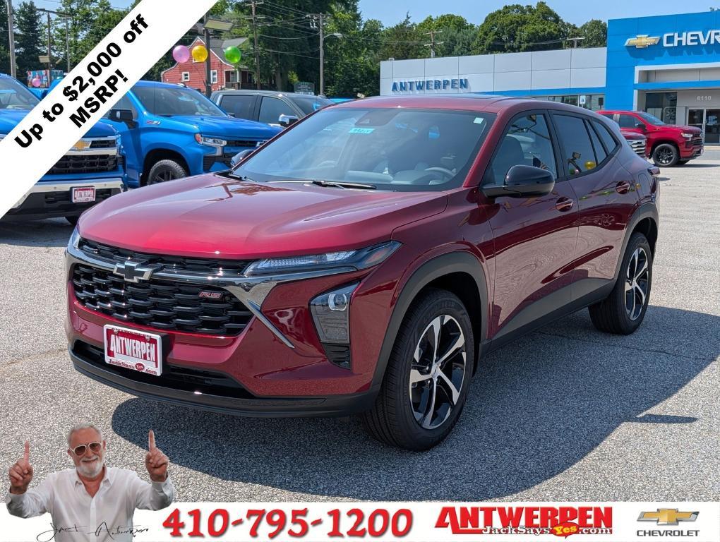 new 2025 Chevrolet Trax car, priced at $22,621