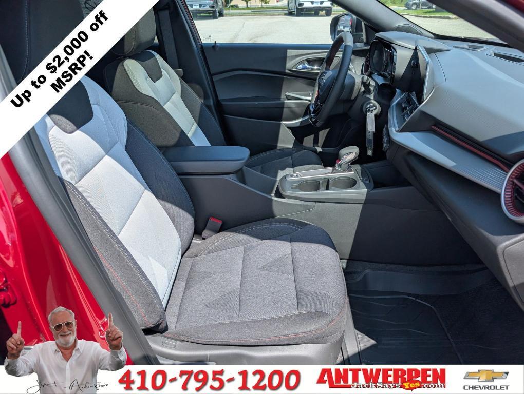 new 2025 Chevrolet Trax car, priced at $22,621